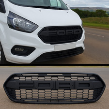 Grille Honeycomb For 2018-2023 Ford Transit Custom Grill Raptor Style Black