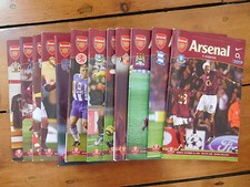 Arsenal Home Programmes