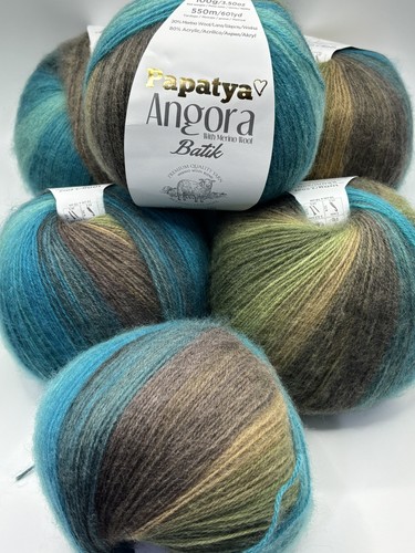 Papatya angora batik yarn - batik, |