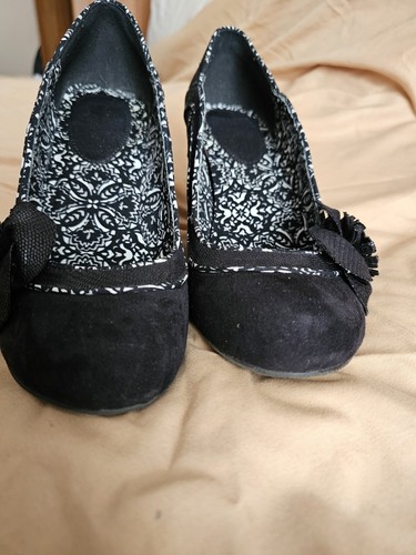 Ruby shoo floral velvet black - floral,
