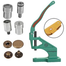 10/12/15/17/20mm Iron Die Set for Green Machine S Spring Press Stud Setting Tool