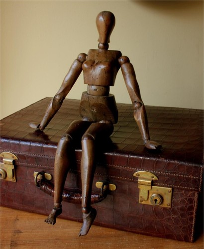 Antique female artist lay - female,