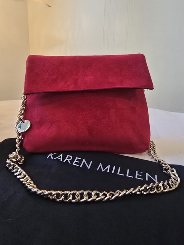 New karen millen red - red, suede