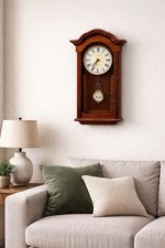 Vintage Wood Wall Clock Wooden