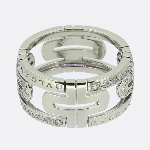 Bvlgari parentesi diamond ring - parentesi,
