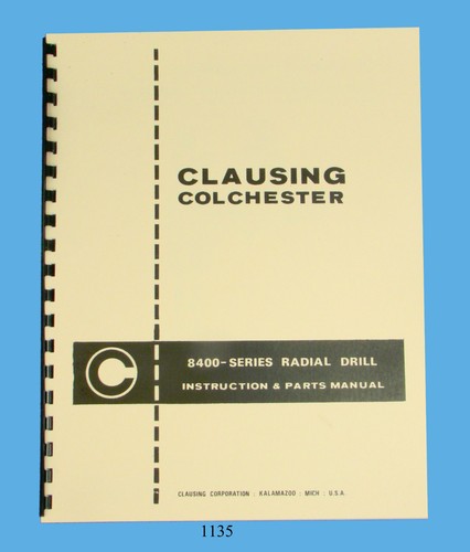 Clausing colchester 8400 - clausing,