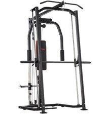 3 In 1 Multi-Gym Smith Machine Power Squat Rack Weight Lifting Barbell Bar Gift