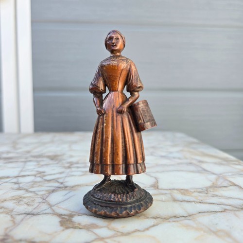 Antique black forest carved - black,