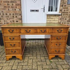 Green Leather Top Vintage Yew