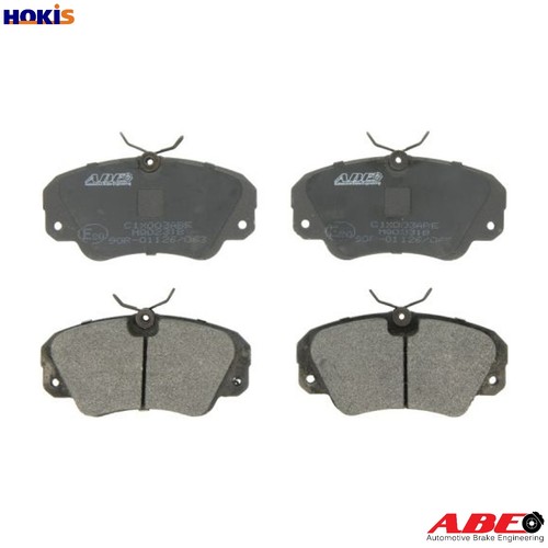 Brake pad set - pad,