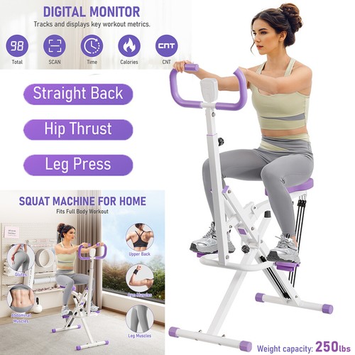 Squat machine with lcd monitor - machine,