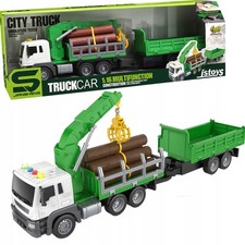 Logging Truck with Trailer &