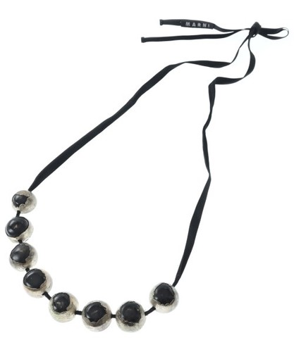 Marni necklaces silverxblack - marni,