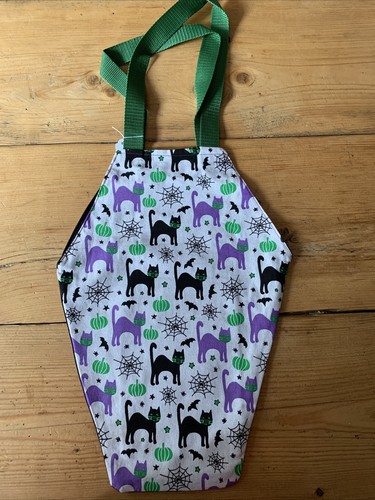 Handmade coffin bag - coffin,