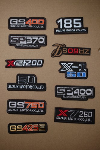 Suzuki sidepanel iron sew - suzuki, on