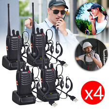 UK 4PACK Baofeng Walkie Talkie 2Way BF-888S Radio Long Range 16CH UHF 400-470MHZ