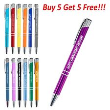 Personalised Pen with your message Laser Engraved Promotional Gift High Quality
