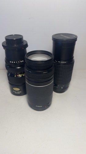 Camera lenses canon - x, 3