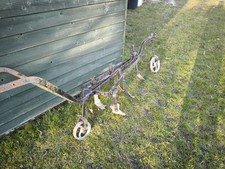 Antique Horse Drawn Plough Garden Tractor. 