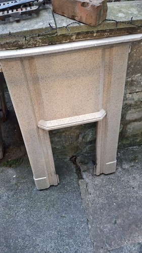 Cast iron fireplace
