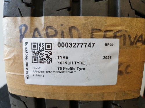 Inch tyre 215 - 215/75/16, rapid