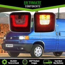 VW Transporter T4 Smoked Red Clear Light Bar LED Rear Lamps Tail lights 1 Pair