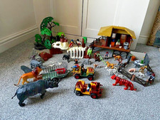 Playmobil Watering Hole Safari Ombati Station Job Lot Jungle animals and jeeps