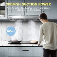 60 cm Visor Cooker Hood LED