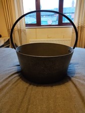 Antique Heavy Brass Jam Pan