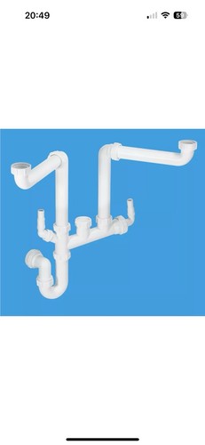 Mcalpine kitchen sink - 1.5",