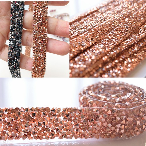 Iron trim rhinestone beaded - on,