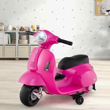 Kids Electric Ride on Motorcycle 6V Motorbike with LED Headlight-Pink