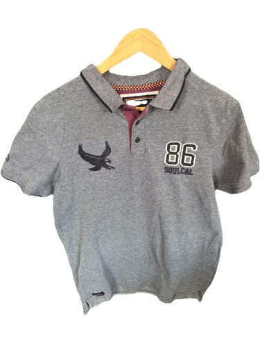Men grey polo shirt - polo,