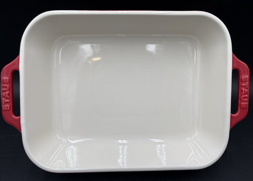 Staub red baking dish - staub,