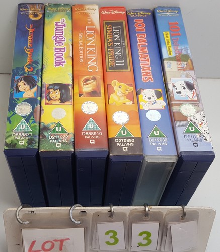 Disney vhs videos bundle - disney,