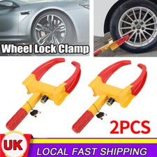 2PCS WHEEL CLAMP HEAVY DUTY