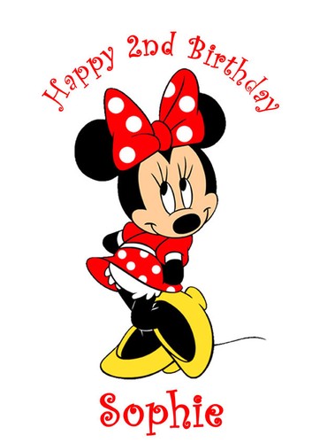 Minnie mouse yellow red - minnie,