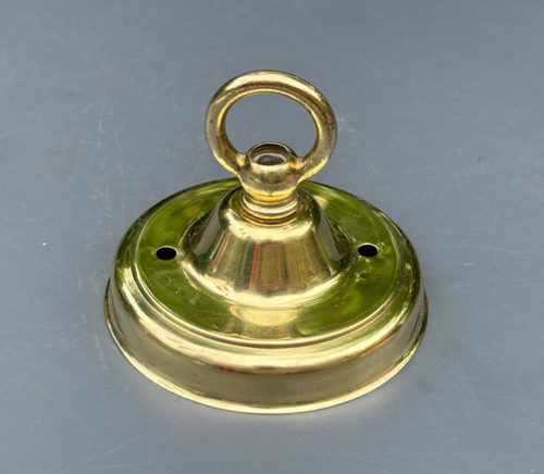 Vintage brass chandelier - brass,