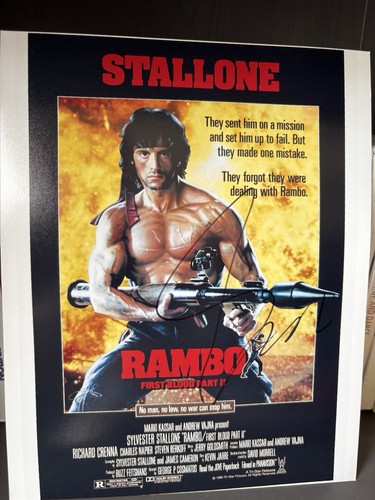 Signed 1985 rambo first blood - 1985,