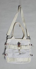 George Gina & Lucy GGL Magic Maki Tote Shoulder Bag White Vintage Y2k