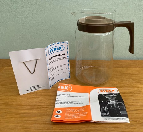 Vintage pyrex glass coffee pot - pyrex,