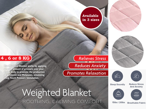 Weighted blanket sensory sleep - blanket,