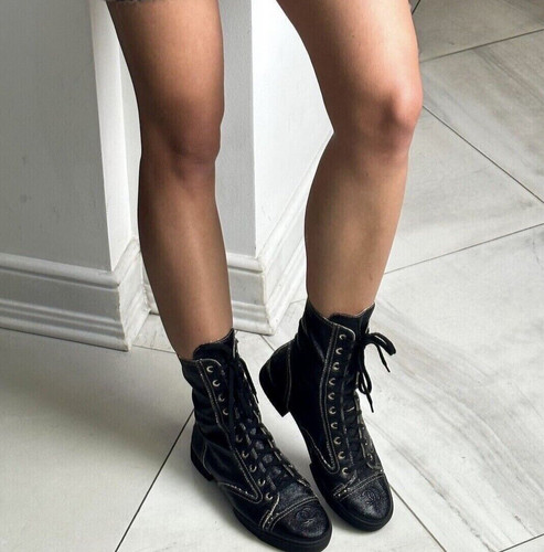 Chanel boots uk8 28cm - uk8,