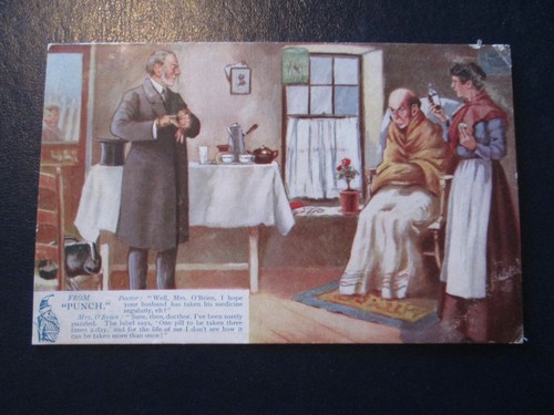 Tuck postcard irish jokes - tuck's,