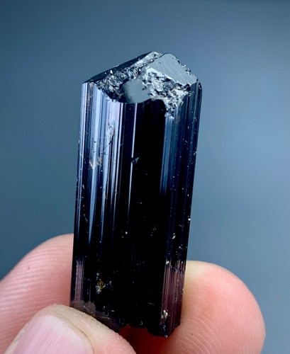 Natural black tourmaline - black,