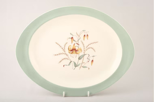 Wedgwood tiger lily oval - -,