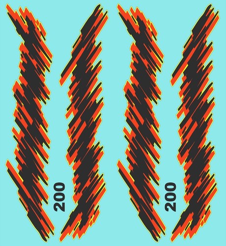 Accent decal sheet 200 - accent, clear