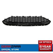 Front Grille For Ford Fiesta Zetec-S MK7 2013-2017 Honeycomb UK Black NEW