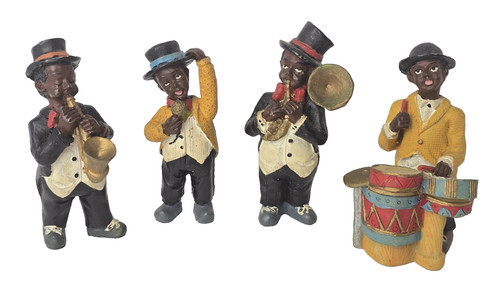 Set vintage resin hand - set,