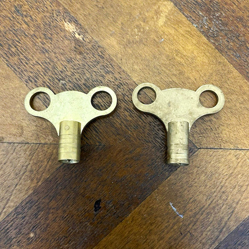Set brass gold clock - of, 2